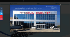 Desktop Screenshot of integralendustri.com